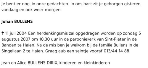 Johan Bullens