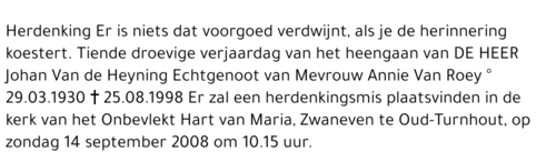 Johan Van de Heyning