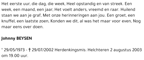 Johnny Beysen