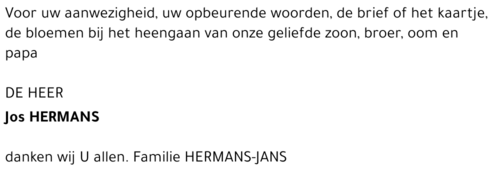 Jos Hermans
