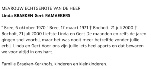 Linda & Gert Braeken-Ramaekers
