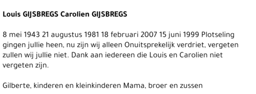 Louis en Carolien Gijsbregs