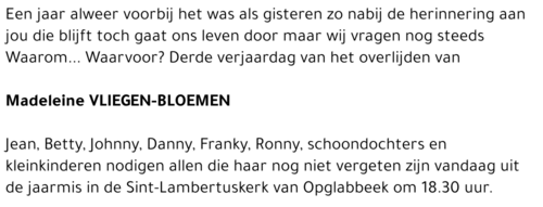 Madeleine Vliegen-Bloemen