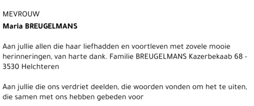 Maria Breugelmans