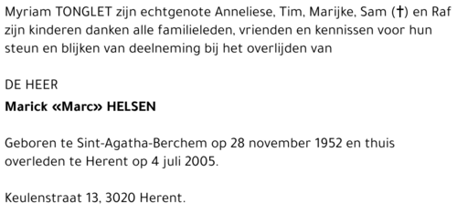 Marick 'Marc' Helsen