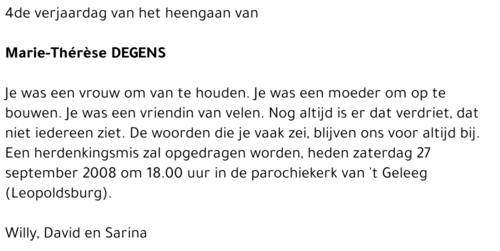 Marie-Thérèse Degens