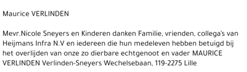 Maurice VERLINDEN