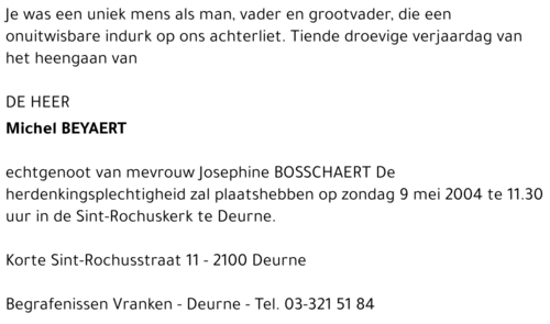 MICHEL BEYAERT