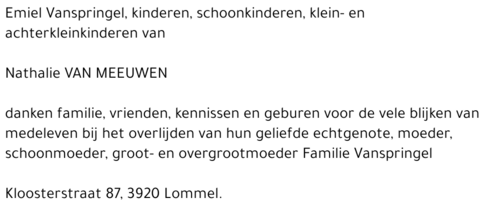 Nathalie Van Meeuwen