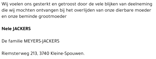 Nele Jackers