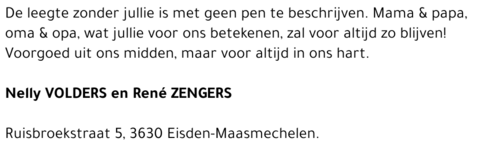 Nelly - René Volders-Zengers