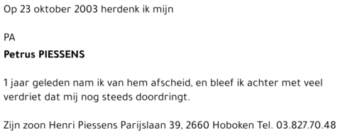 Petrus Piessens