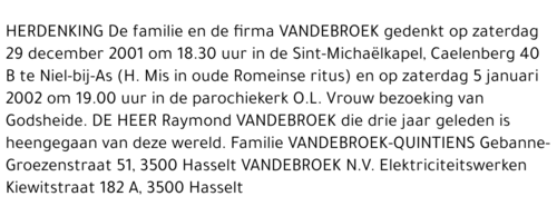 Raymond Vandebroek