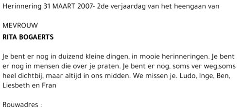 Rita Bogaerts