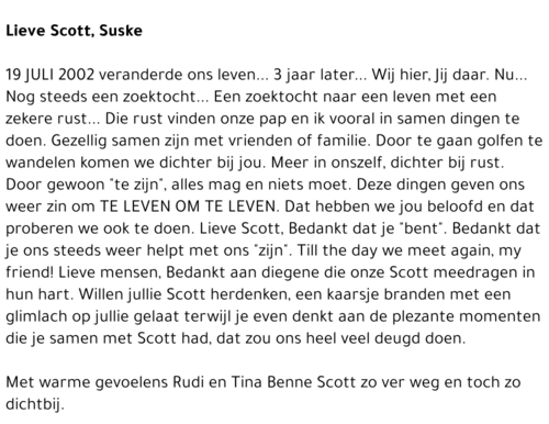 SCOTT BENNE