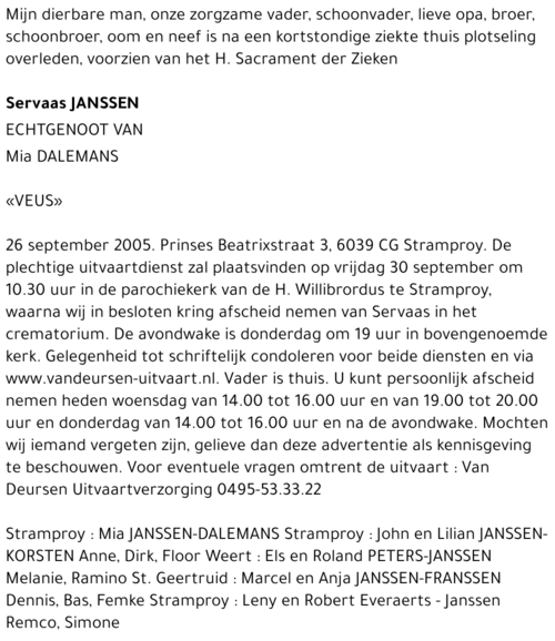 Servaas Janssen