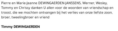 Timmy Dewingaerden