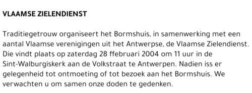 VLAAMSE ZIELENDIENST -