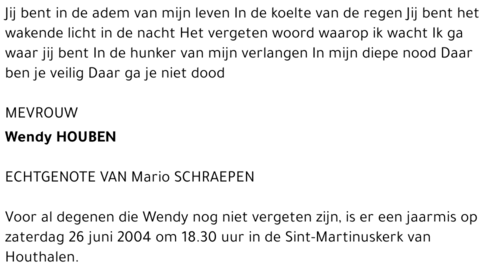 Wendy Houben
