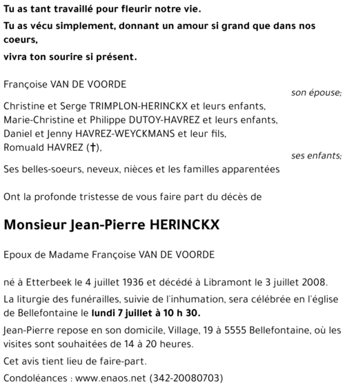 Jean-Pierre HERINCKS