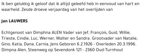 JAN LAUWERS