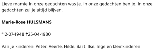 Marie-Rose Hulsmans