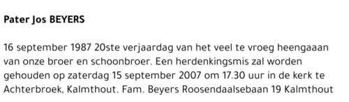 Jos BEYERS