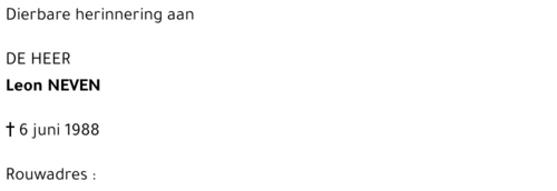Leon NEVEN