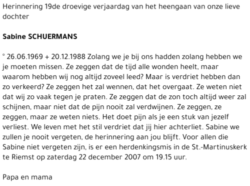 Sabine Schuermans