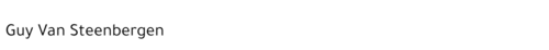  Van Steenbergen