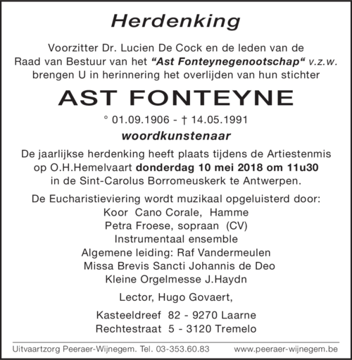 Ast Fonteyne