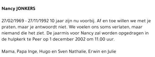 Nancy Jonkers