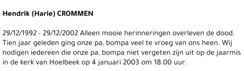 Hendrik (Harie) Crommen