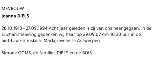 JOANNA DIELS