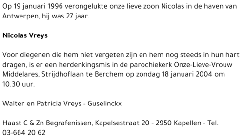 Nicolas Vreys