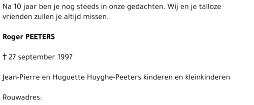 Roger PEETERS