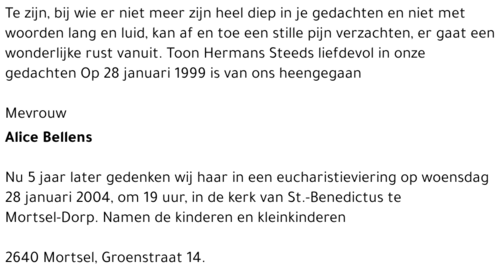 alice bellens