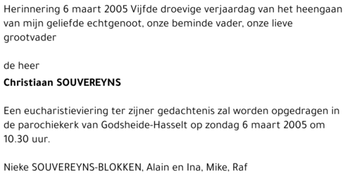 Christiaan Souvereyns