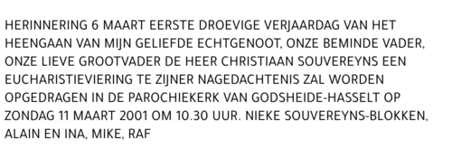 Christiaan Souvereyns