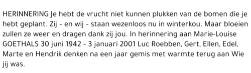 Marie-Louise Goethals