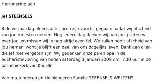 Steensels Jef