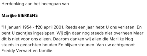MARIJKE BIERKENS