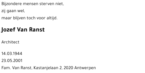 Jozef Van Ranst