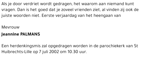 Jeannine PALMANS