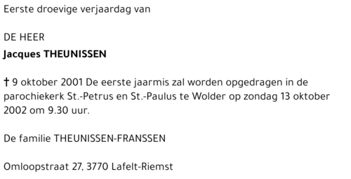 Jacques Theunissen