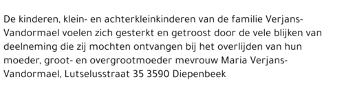 Maria VANDORMAEL