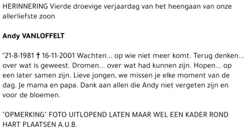 Andy VANLOFFELT