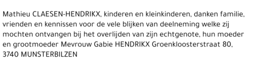 Gabie HENDRIKX