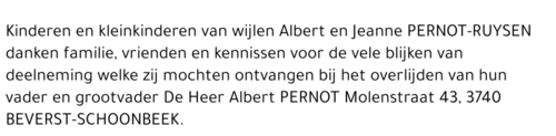 Albert PERNOT