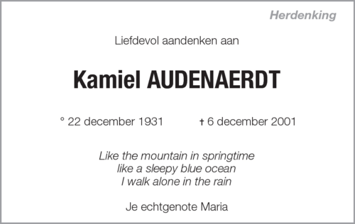 Kamiel Audenaerdt